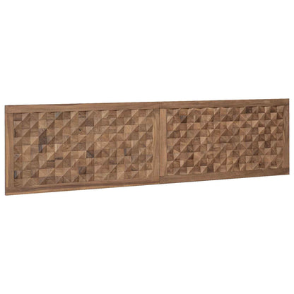 vidaXL Bed Headboard Natural Solid Teak Wood