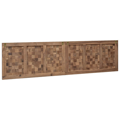 vidaXL Bed Headboard Natural Solid Teak Wood