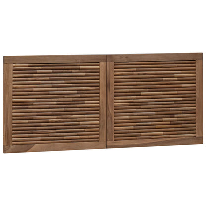 vidaXL Bed Headboard Natural Solid Teak Wood