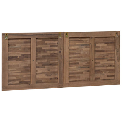 vidaXL Bed Headboard Natural Solid Teak Wood