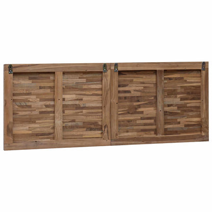 vidaXL Bed Headboard Natural Solid Teak Wood