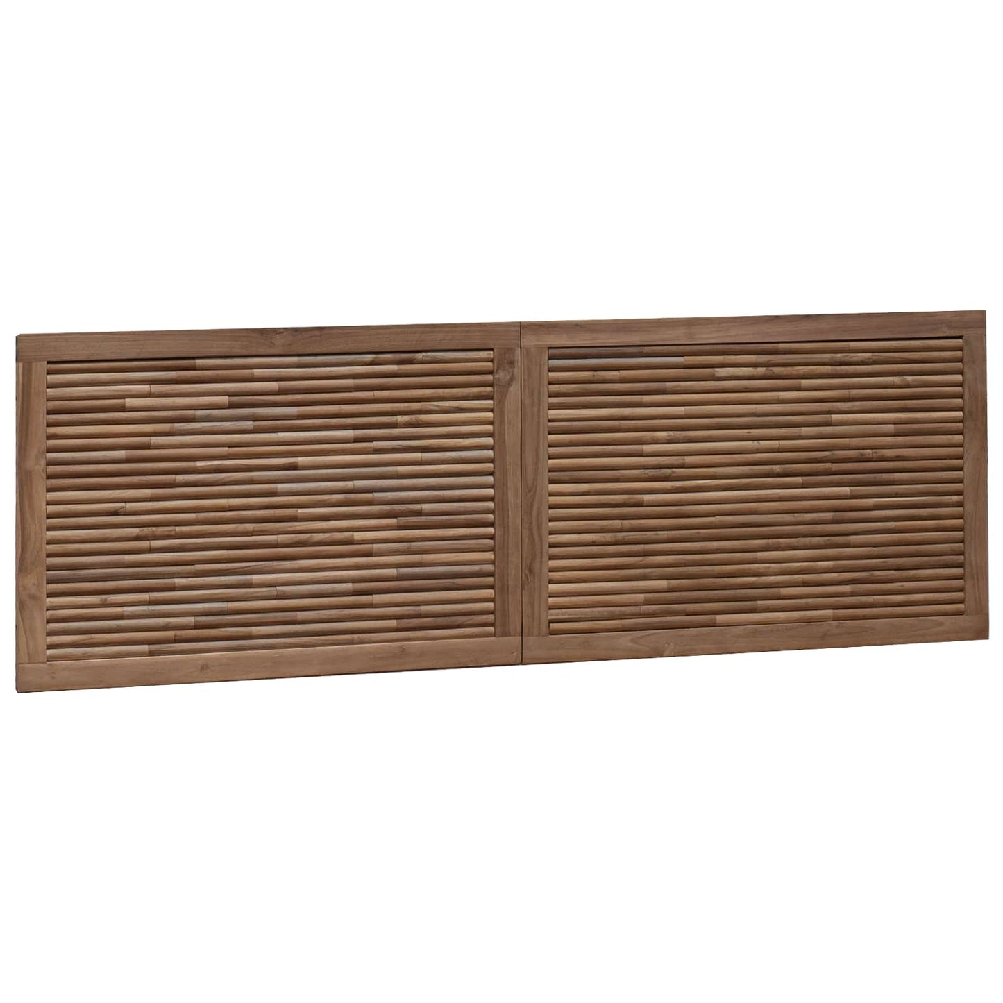 vidaXL Headboard Natural Solid Teak Wood