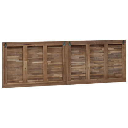 vidaXL Headboard Natural Solid Teak Wood