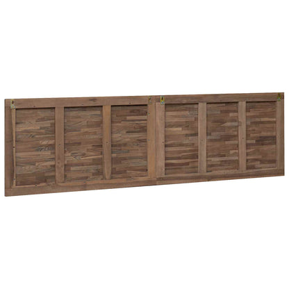 vidaXL Bed Headboard Natural Solid Teak Wood
