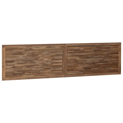 vidaXL Bed Headboard Natural Solid Teak Wood
