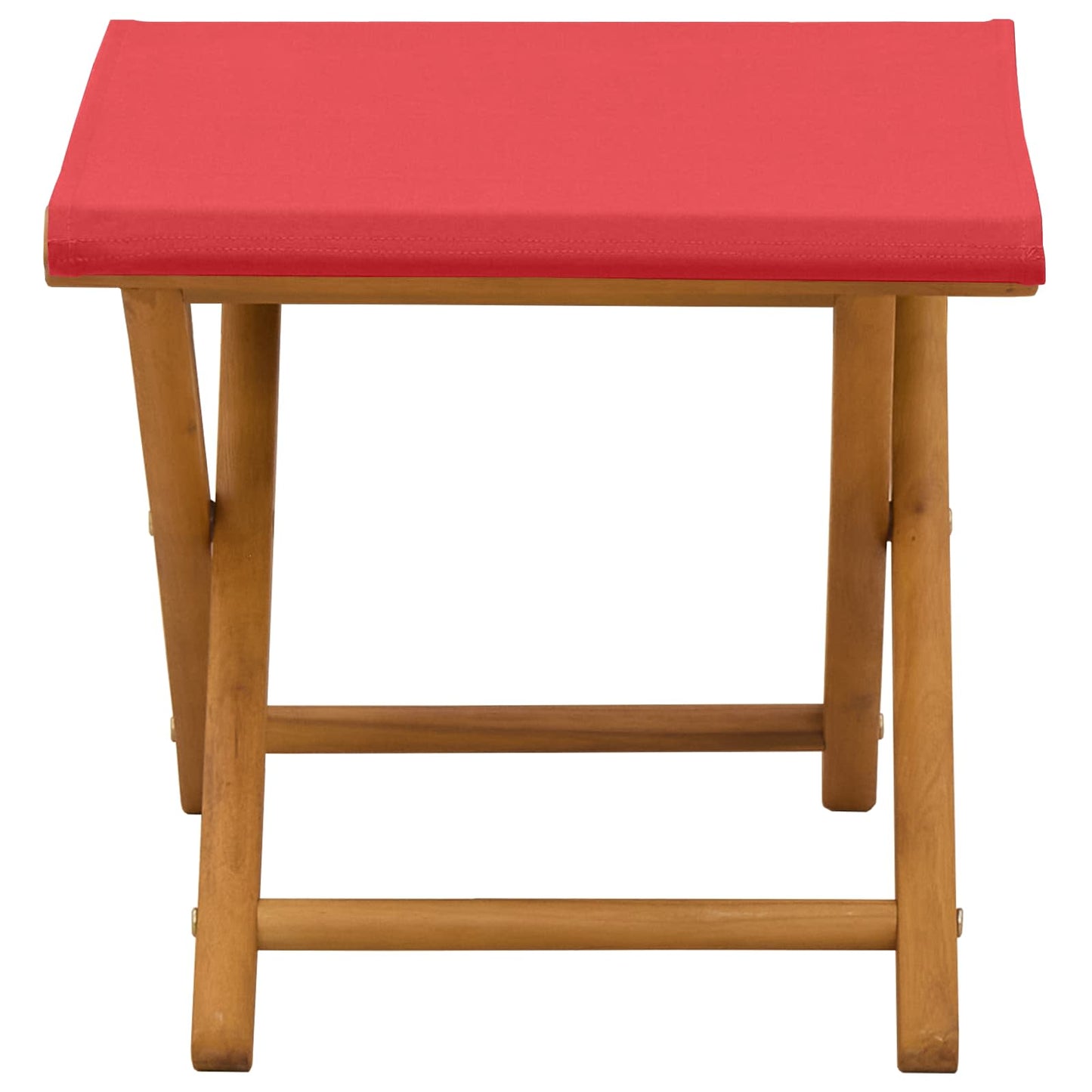 vidaXL Deck Chair 2 pcs Solid Eucalyptus Wood Red