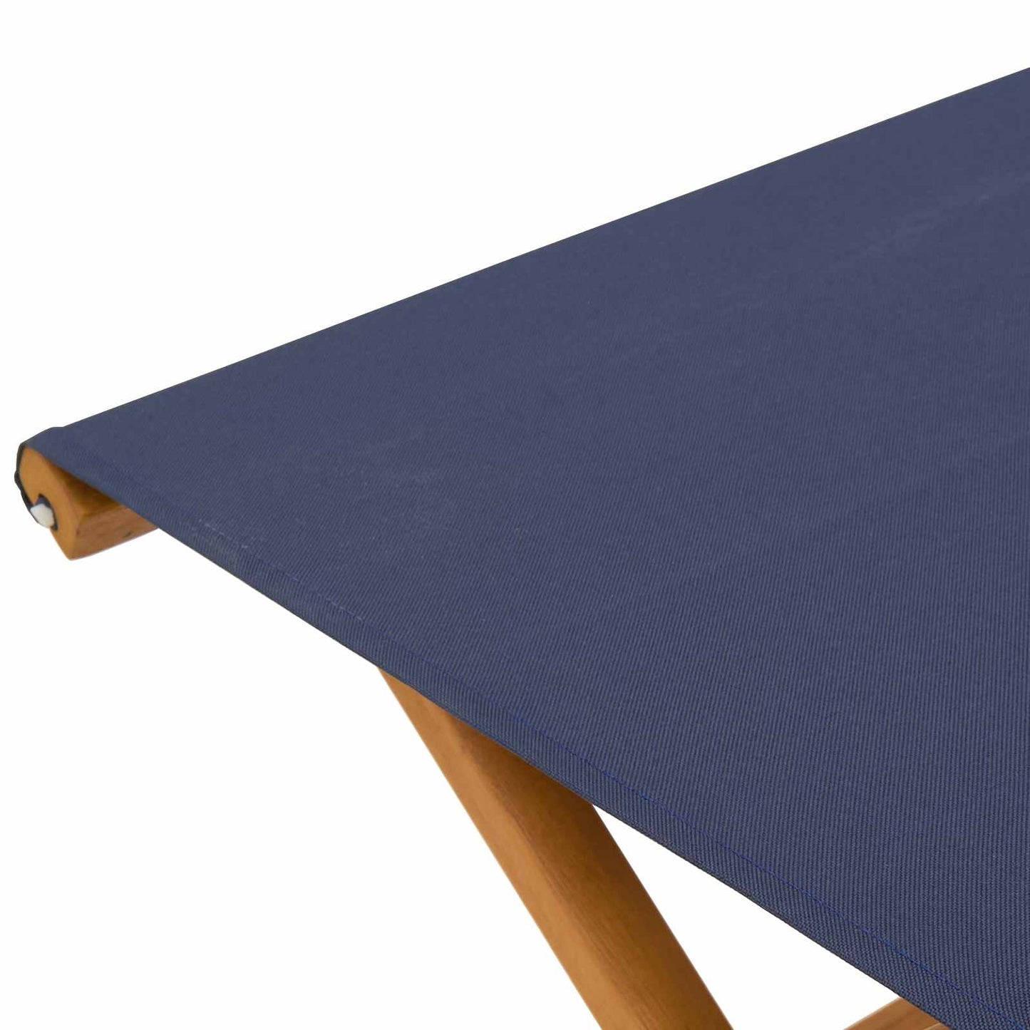vidaXL Deck Chair 2 pcs Solid Eucalyptus Wood Blue