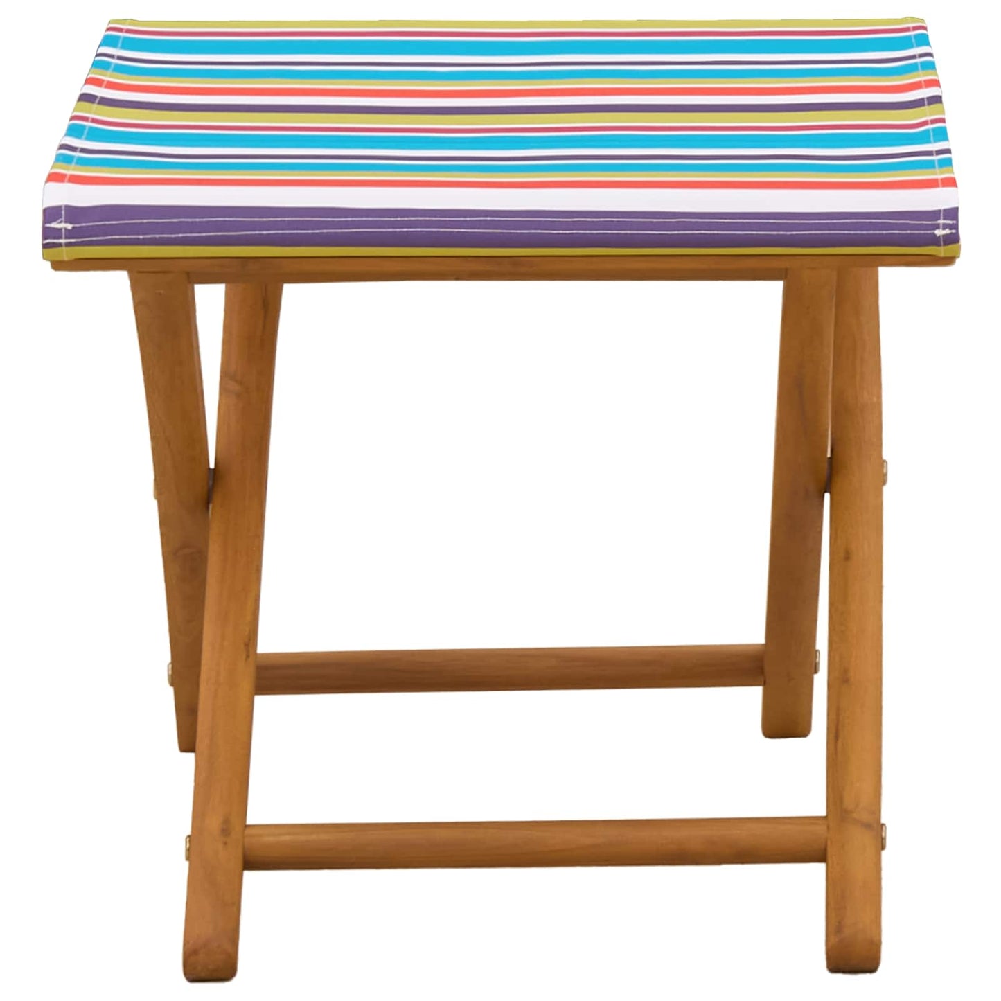 vidaXL Deck Chair 2 pcs Solid Eucalyptus Wood Multicolour
