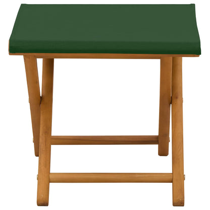 vidaXL Deck Chair 2 pcs Solid Eucalyptus Wood Green