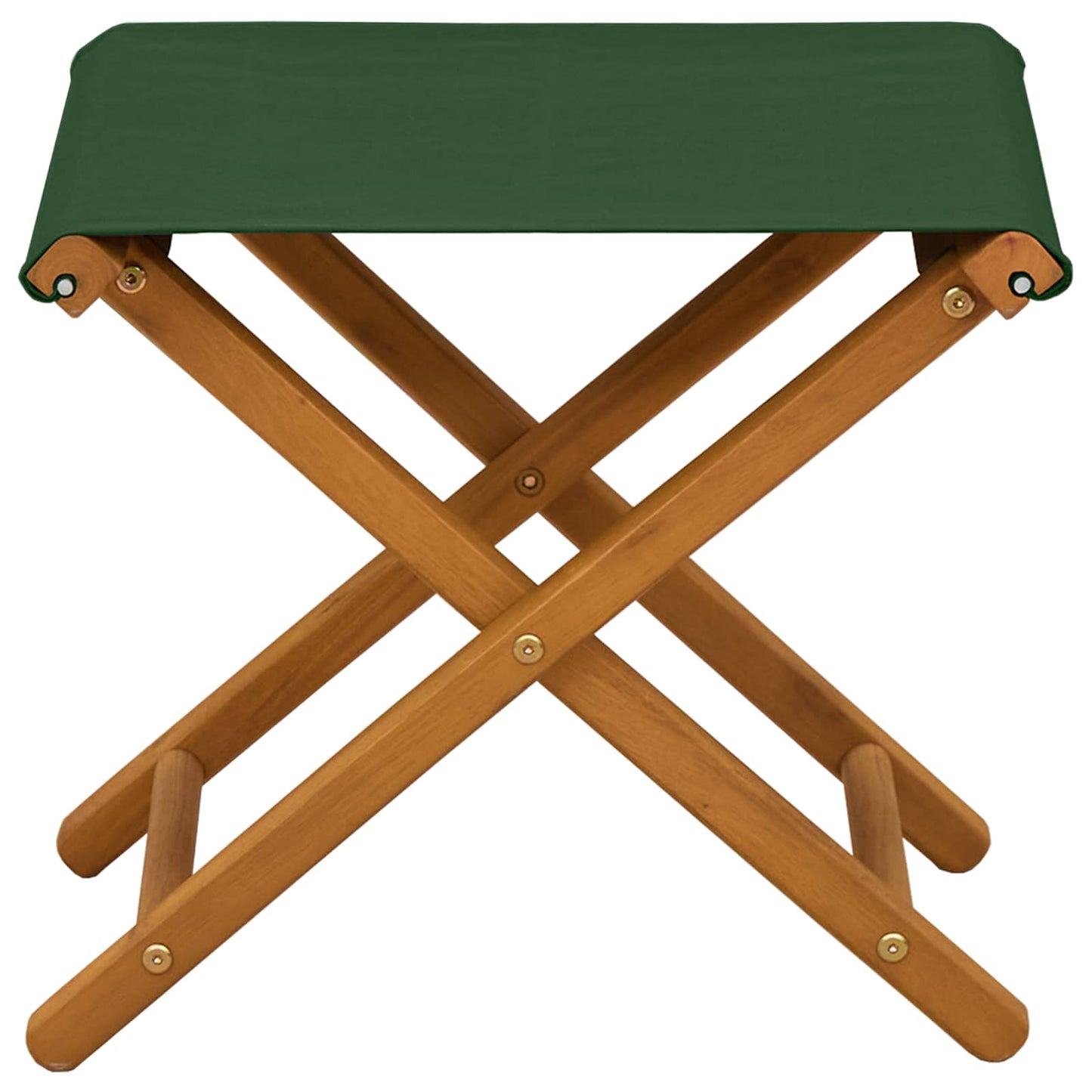 vidaXL Deck Chair 2 pcs Solid Eucalyptus Wood Green