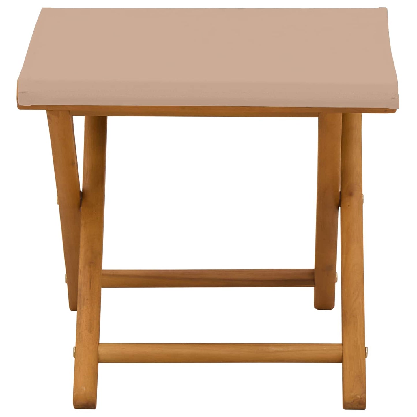 vidaXL Deck Chair 2 pcs Solid Eucalyptus Wood Taupe