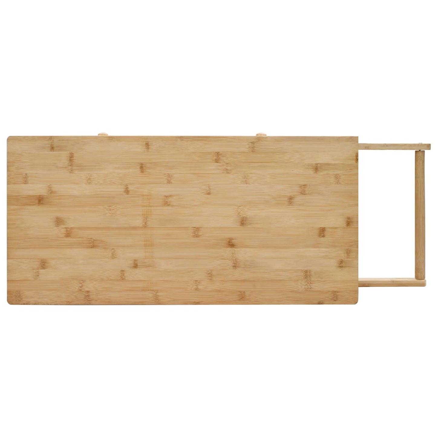 vidaXL Kitchen Trolley with Wheels Natural 90.5 x 36 x 86.5 cm Bamboo