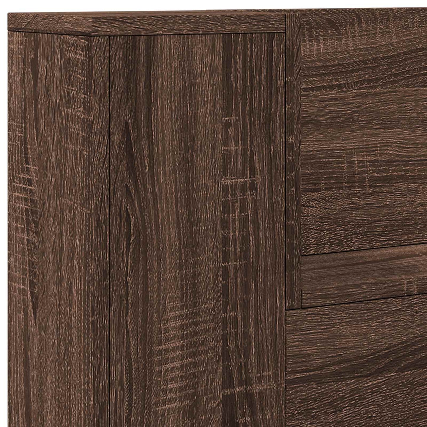 vidaXL Headboard Brown Oak 120 x 16.5 x 103.5 cm Engineered Wood