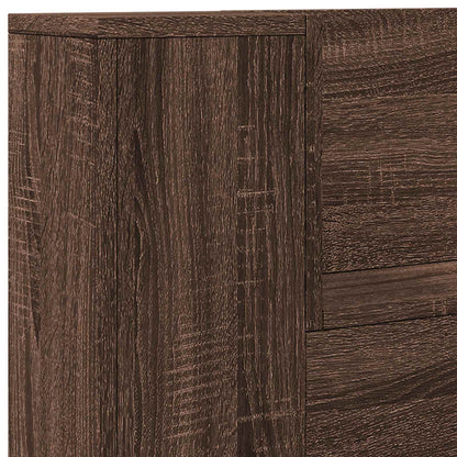 vidaXL Headboard Brown Oak 120 x 16.5 x 103.5 cm Engineered Wood