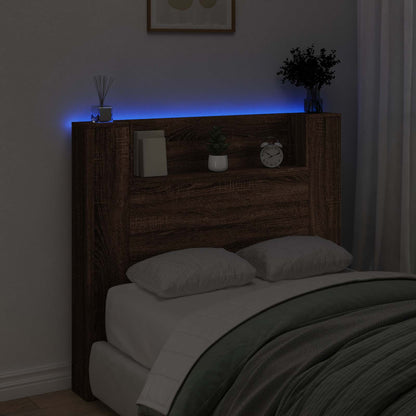 vidaXL Headboard Brown Oak 120 x 16.5 x 103.5 cm Engineered Wood