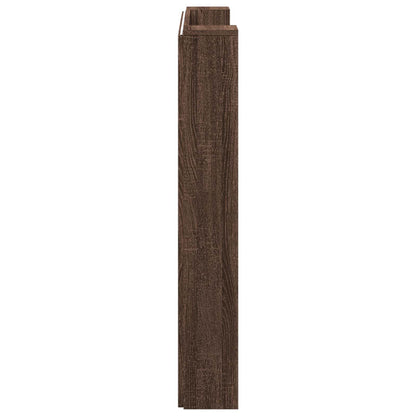 vidaXL Headboard Brown Oak 120 x 16.5 x 103.5 cm Engineered Wood
