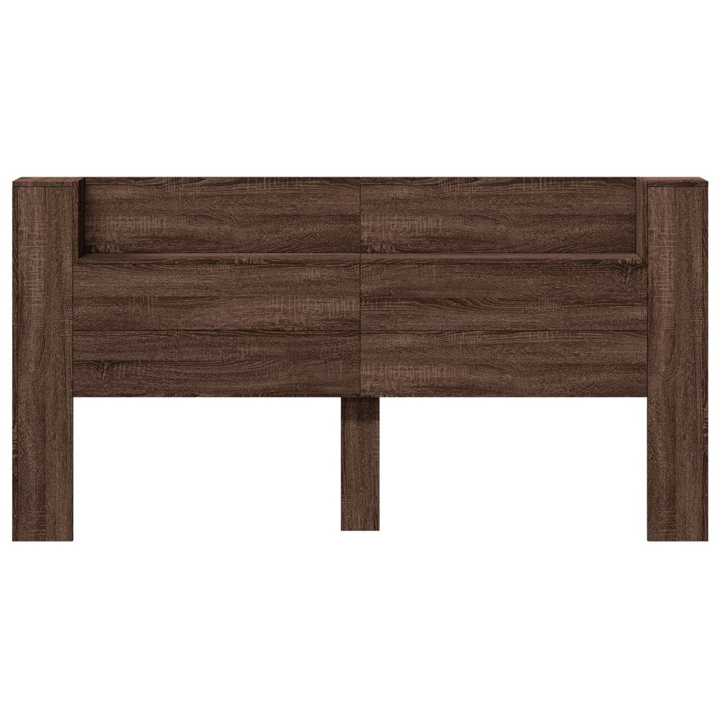 vidaXL Headboard Brown Oak 200 x 16.5 x 103.5 cm Engineered Wood