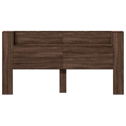 vidaXL Headboard Brown Oak 200 x 16.5 x 103.5 cm Engineered Wood
