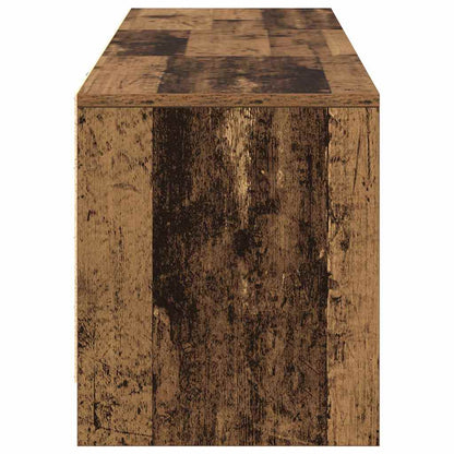 vidaXL TV Cabinet with LED Old Wood 140 x 34 x 40 cm Engineered Wood
