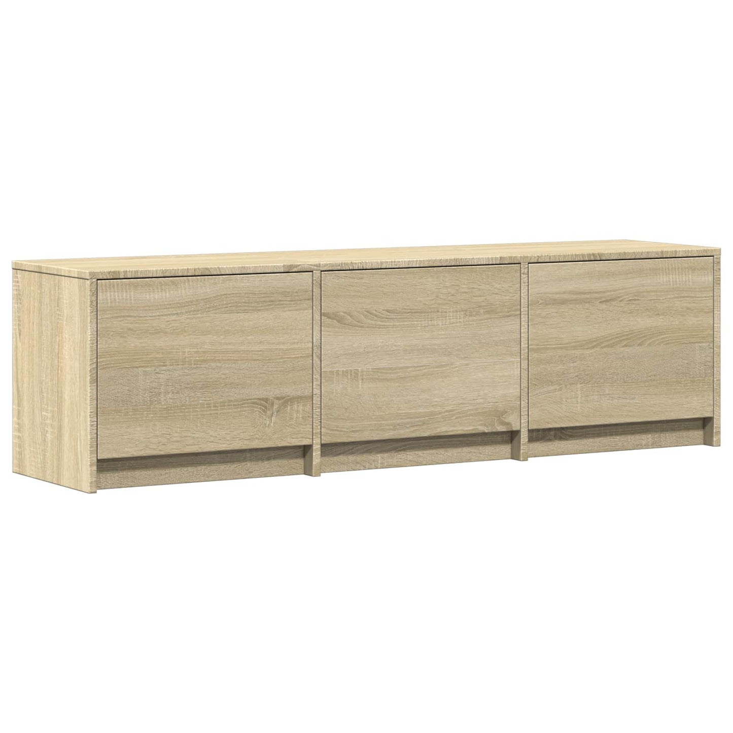 vidaXL TV Cabinet with LED 140 x 34 x 40 cm Sonoma Oak Engineered Wood