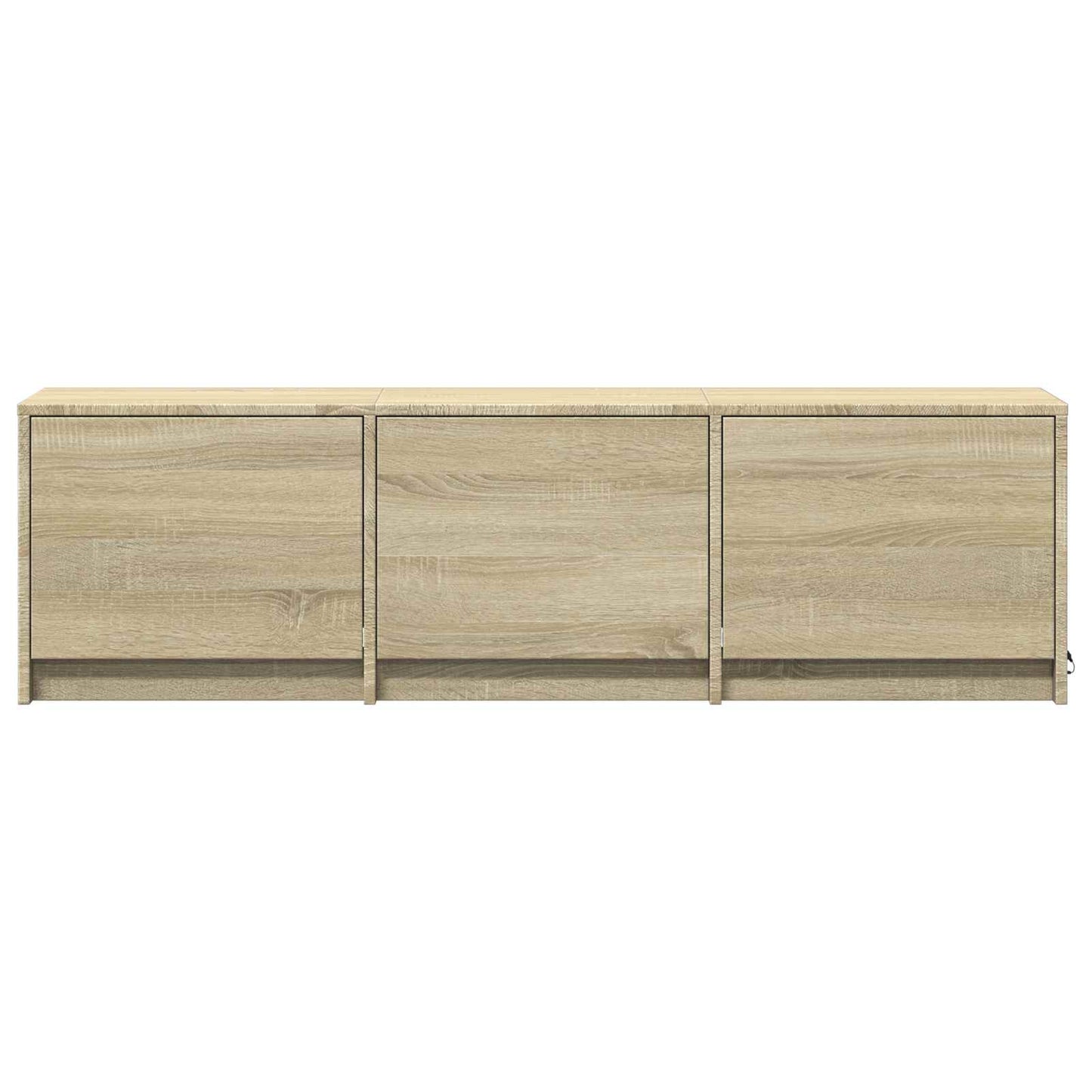 vidaXL TV Cabinet with LED 140 x 34 x 40 cm Sonoma Oak Engineered Wood