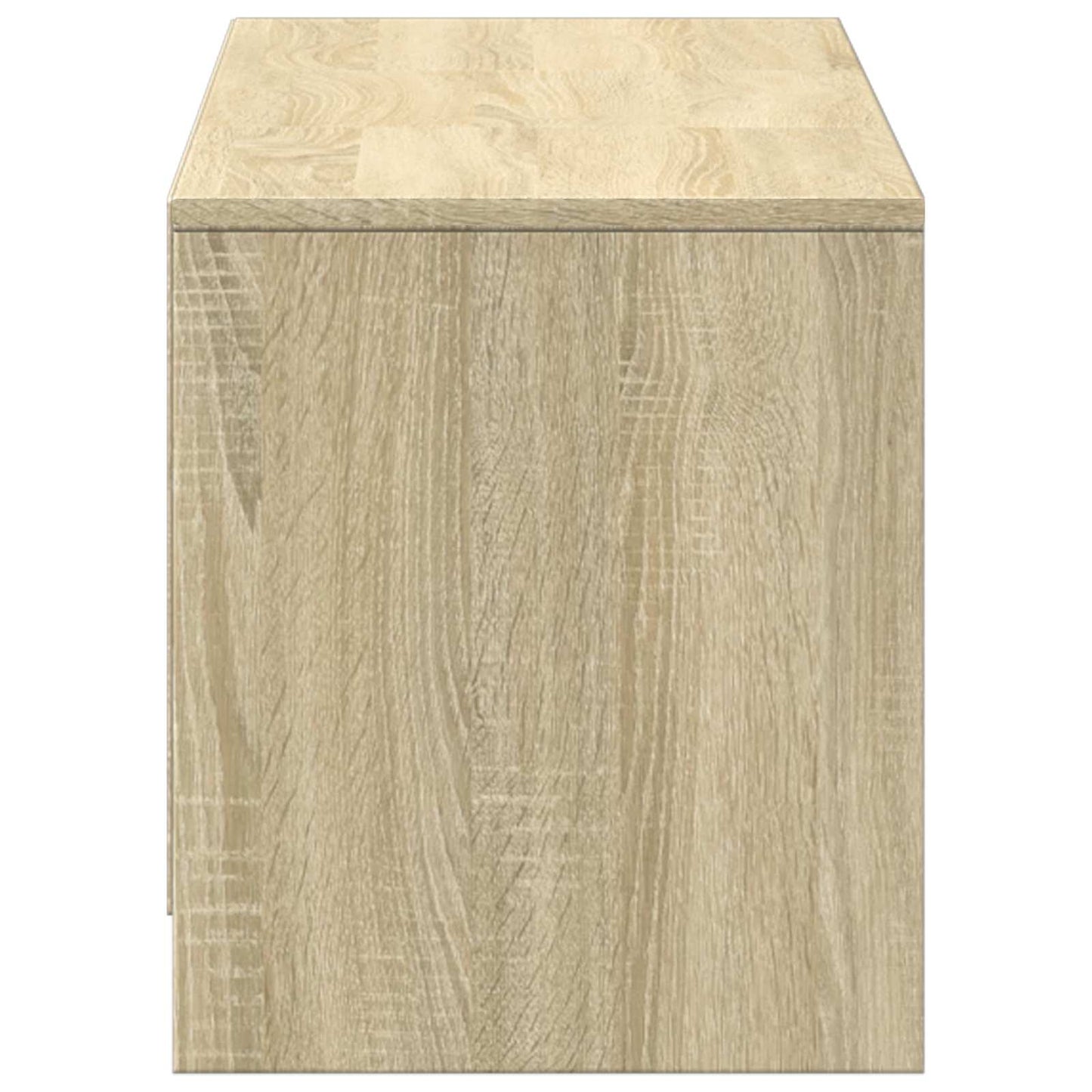 vidaXL TV Cabinet with LED 140 x 34 x 40 cm Sonoma Oak Engineered Wood