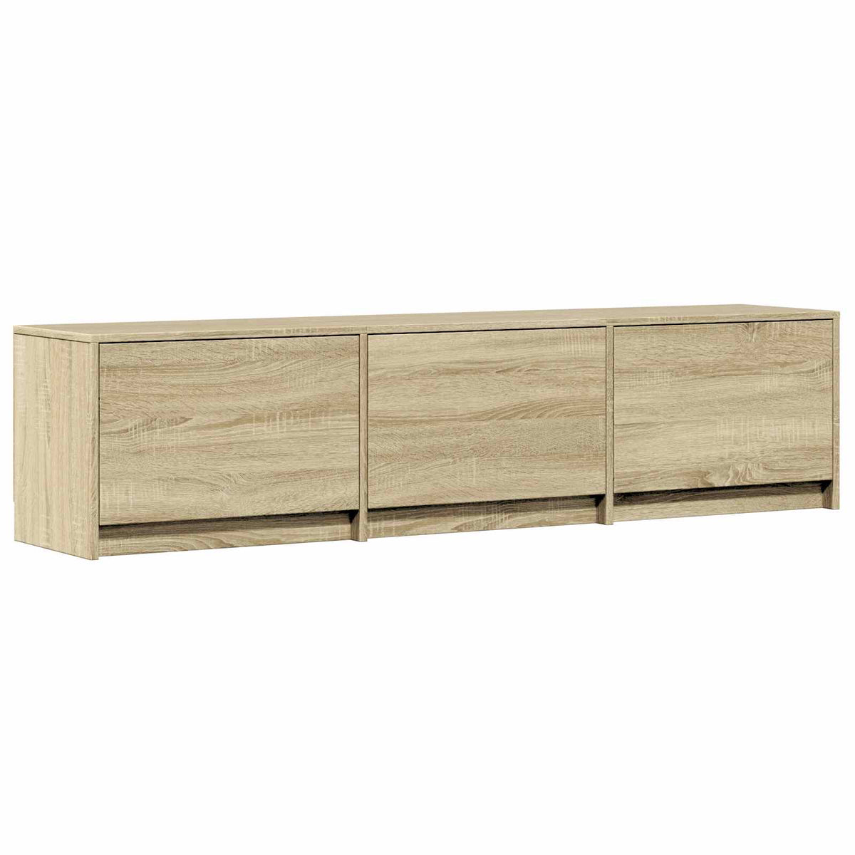 vidaXL TV Cabinet with LED 165 x 34 x 40 cm Sonoma Oak Engineered Wood