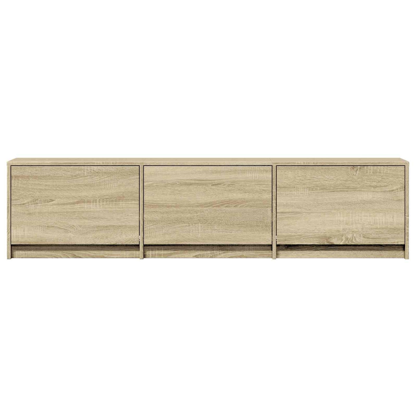 vidaXL TV Cabinet with LED Sonoma Oak 165 x 34 x 40 cm Engineered Wood