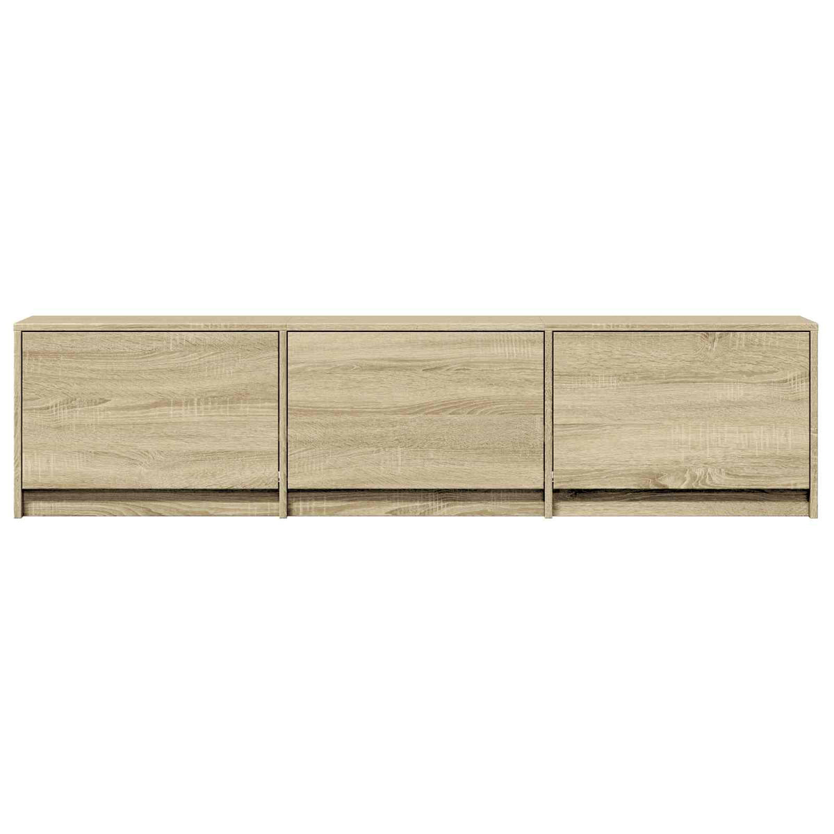 vidaXL TV Cabinet with LED 165 x 34 x 40 cm Sonoma Oak Engineered Wood