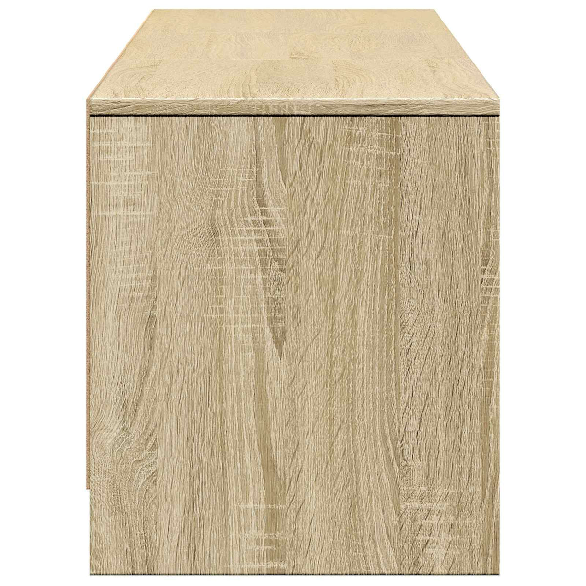 vidaXL TV Cabinet with LED 165 x 34 x 40 cm Sonoma Oak Engineered Wood