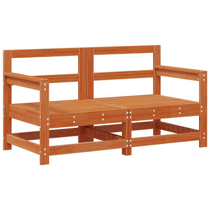 vidaXL Garden Lounge Set 6 pcs Wax Brown Solid Pine Wood
