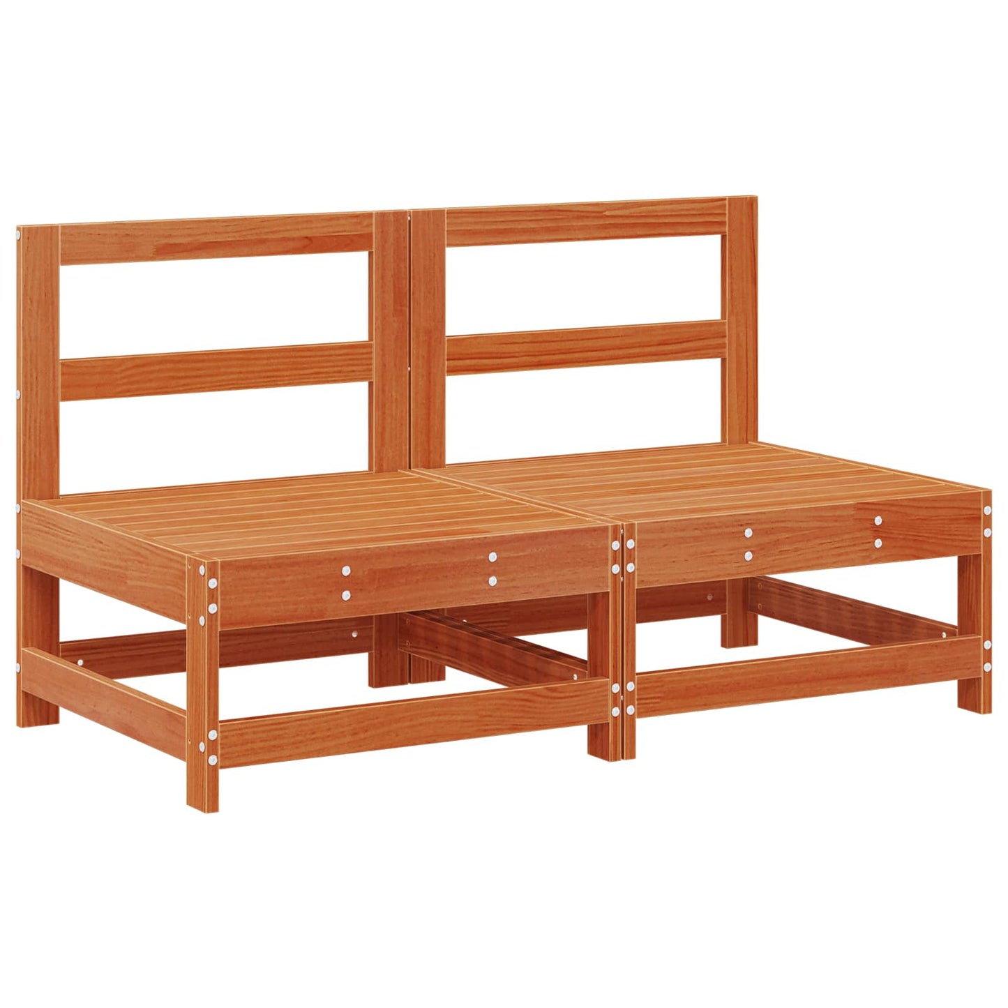 vidaXL Garden Lounge Set 6 pcs Wax Brown Solid Pine Wood