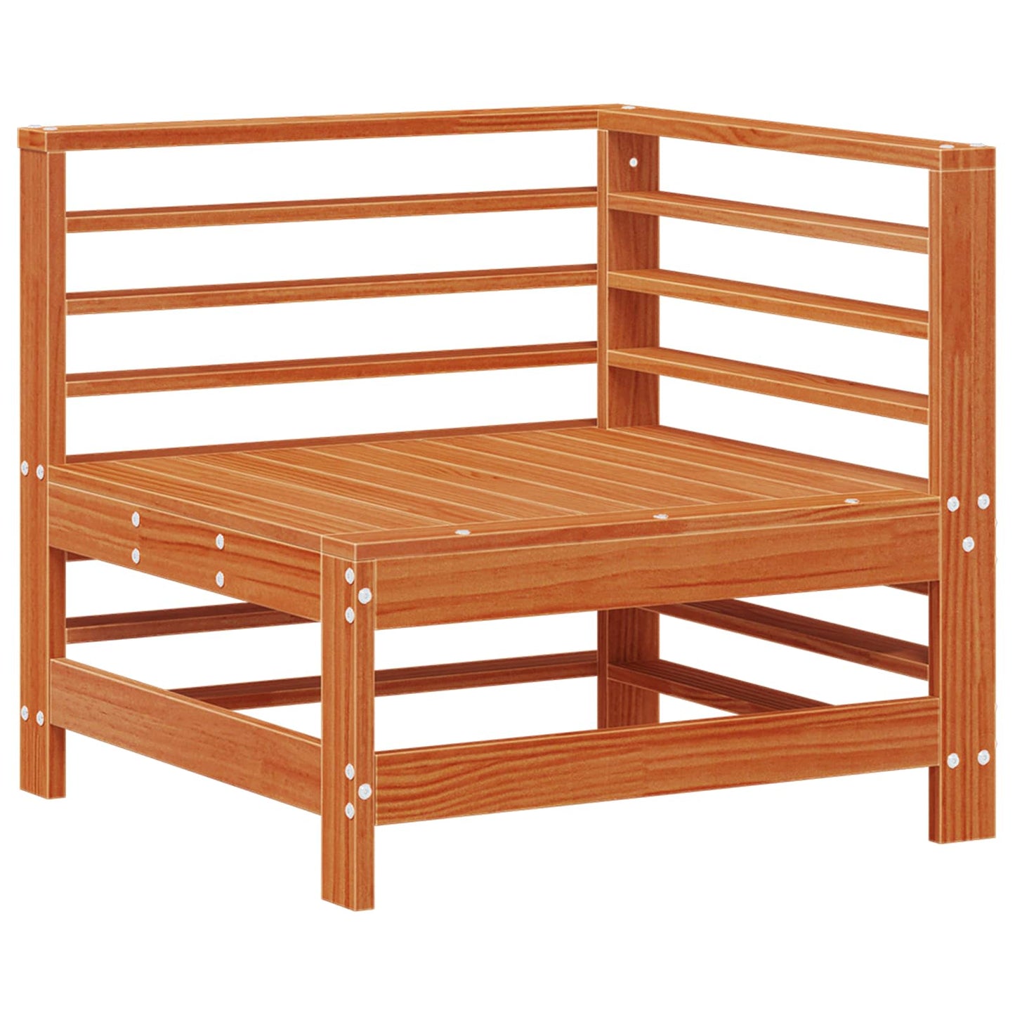 vidaXL Garden Lounge Set 5 pcs Wax Brown Solid Pine Wood