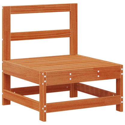 vidaXL Garden Lounge Set 5 pcs Wax Brown Solid Pine Wood