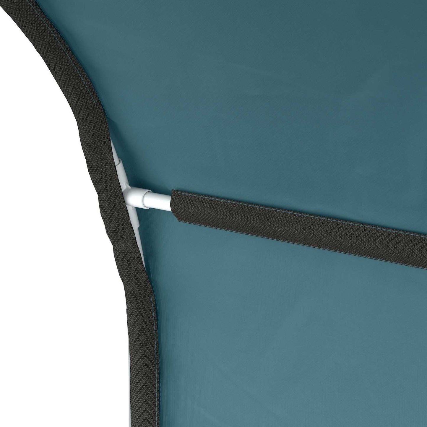vidaXL Bed Tunnel 2 pcs Light Blue 211 x 52.5 x 2 cm Polyester