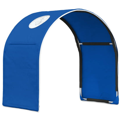 vidaXL Bed Tunnel for Kids Loft Bed 2 pcs Blue Polyester