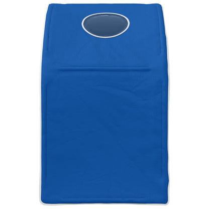 vidaXL Bed Tunnel for Kids Loft Bed 2 pcs Blue Polyester