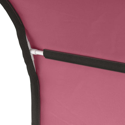 vidaXL Bed Tunnel for Kids Loft Bed 2 pcs Pink Polyester