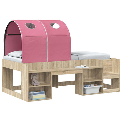 vidaXL Bed Tunnel for Kids Loft Bed 2 pcs Pink Polyester