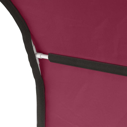vidaXL Bed Tunnel for Kids Loft Bed 2 pcs Red Polyester