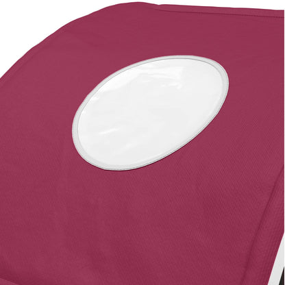 vidaXL Bed Tunnel for Kids Loft Bed 2 pcs Red Polyester