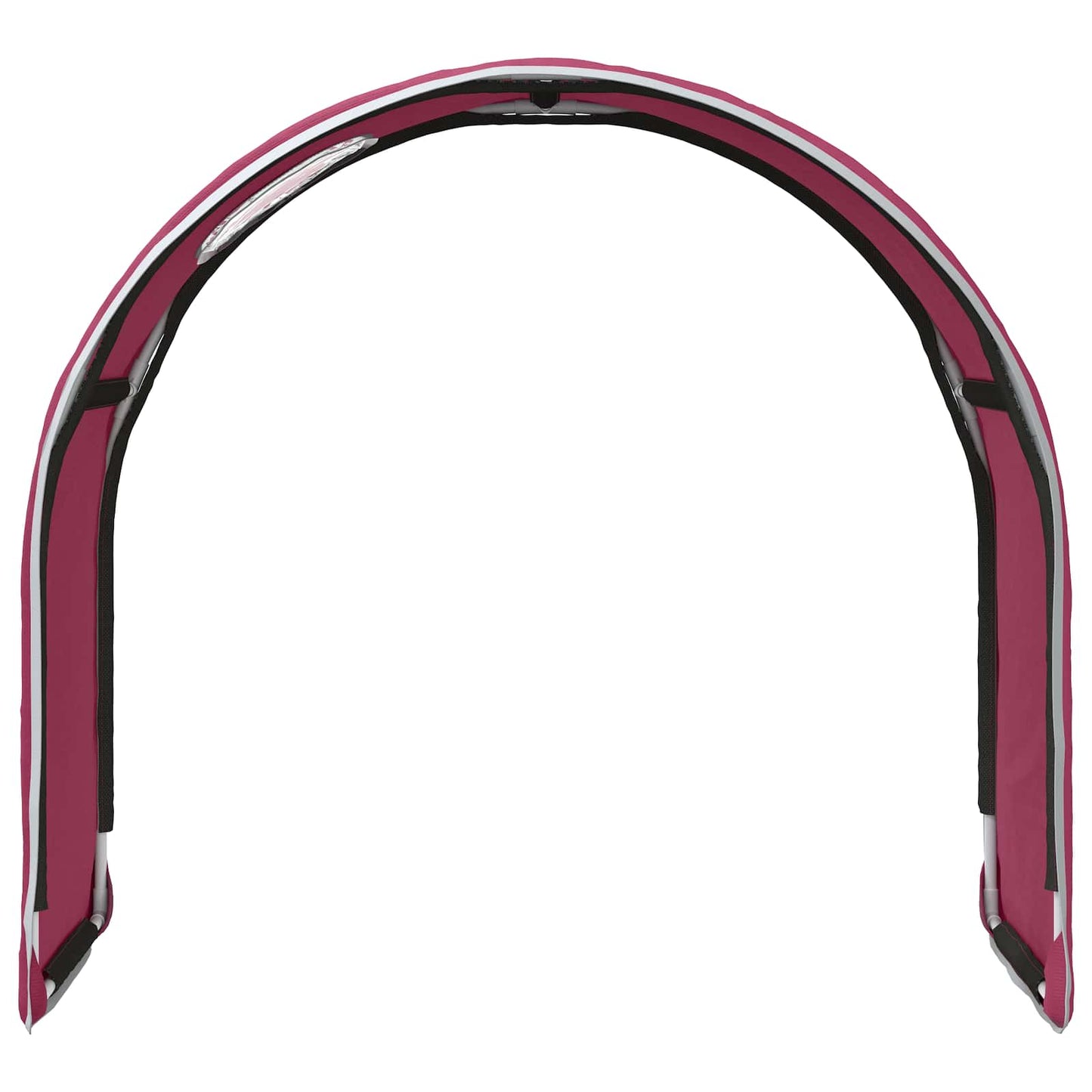 vidaXL Bed Tunnel for Kids Loft Bed 2 pcs Red Polyester