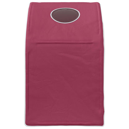 vidaXL Bed Tunnel for Kids Loft Bed 2 pcs Red Polyester