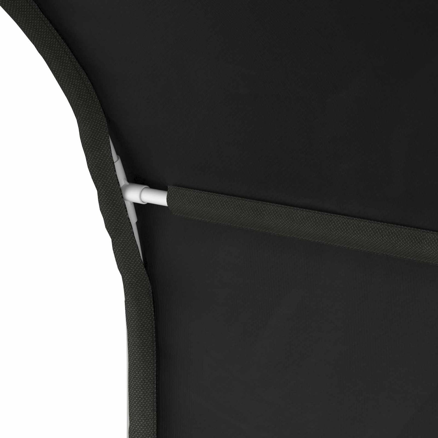 vidaXL Bed Tunnel for Kids Loft Bed 2 pcs Black Polyester