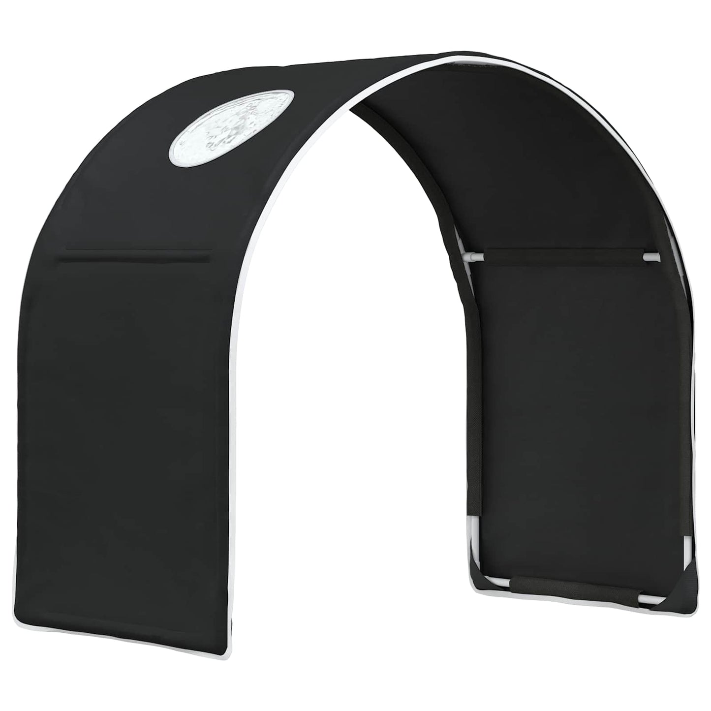vidaXL Bed Tunnel for Kids Loft Bed 2 pcs Black Polyester