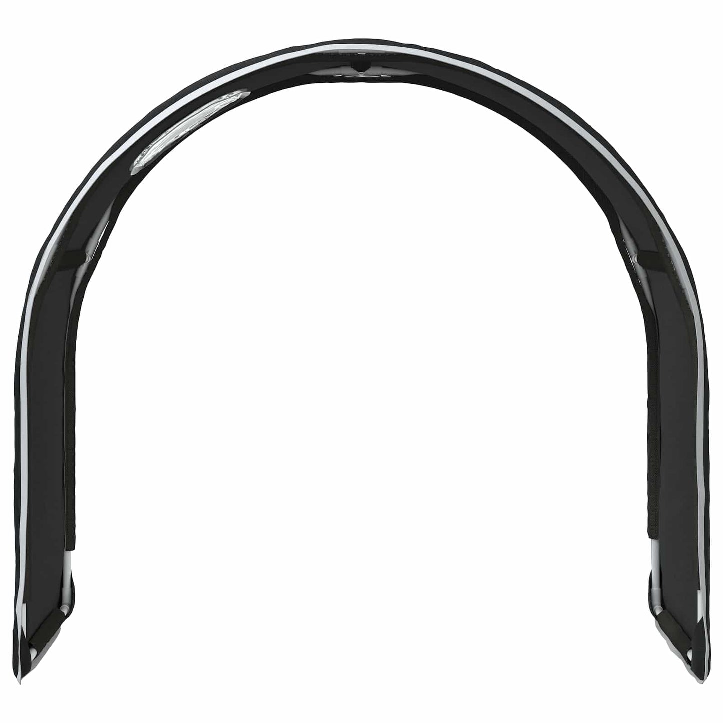 vidaXL Bed Tunnel for Kids Loft Bed 2 pcs Black Polyester
