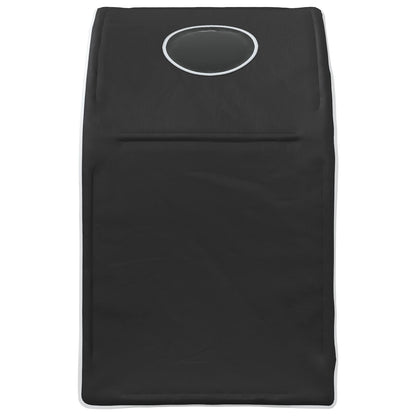 vidaXL Bed Tunnel for Kids Loft Bed 2 pcs Black Polyester