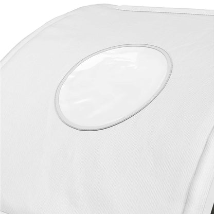 vidaXL Bed Tunnel for Kids Loft Bed 2 pcs White Polyester