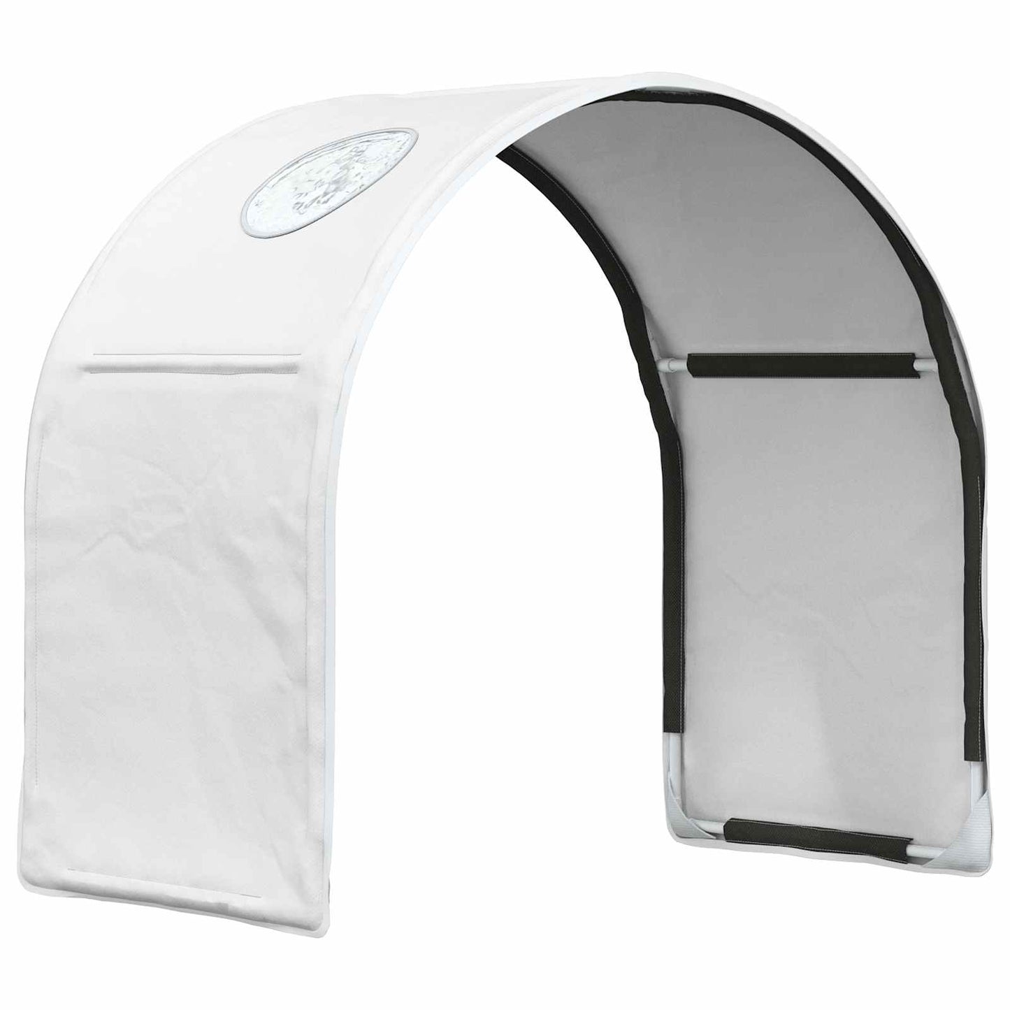 vidaXL Bed Tunnel for Kids Loft Bed 2 pcs White Polyester