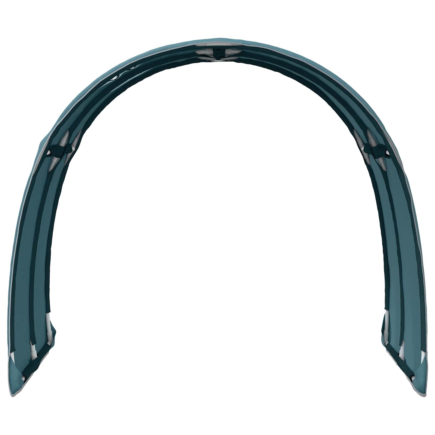 vidaXL Bed Tunnel 2 pcs Light Blue 211 x 67.5 x 2 cm Polyester